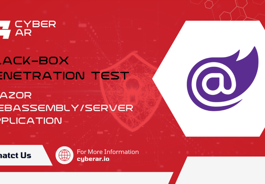 Black-box Penetration Testing for Blazor WebAssembly/Server Apps